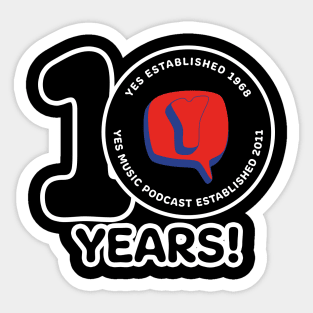 10th Anniversary Merch! Sticker